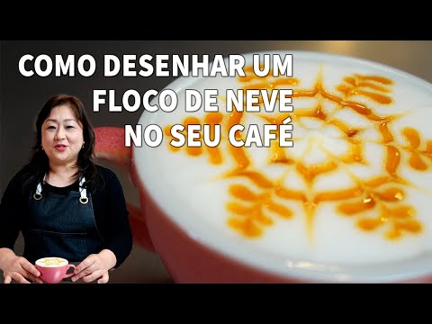 Vídeo: Como Fazer Flocos De Neve Para O Café