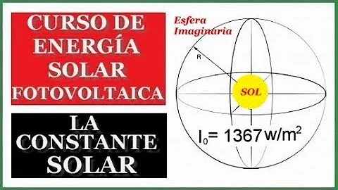 Qual o valor da constante solar?