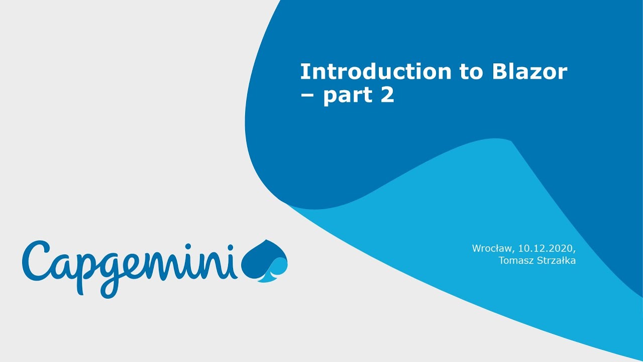 Introduction to Blazor - part 2 - YouTube