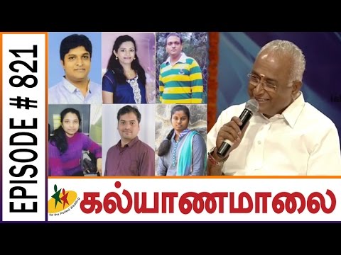 Kalyanamalai | Full Episode 821 | Paris Tamil Matrimony Show | Solomon Papaiya Debate