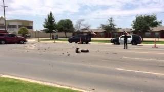 One person died in a two-vehicle crash Thursday afternoon in South Lubbock