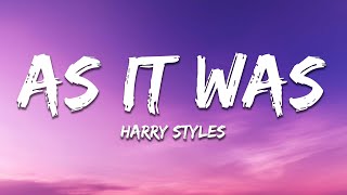 Harry Styles - As It Was (Lyrics)