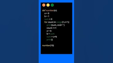 Fibonacci sequence in Python using for loop.  #shorts #python #programming #code #pythontutorial