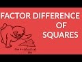 Understanding and Factoring the Difference of Squares