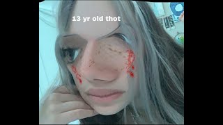 13 yr old thot with 11.2k simps | babyashlee07