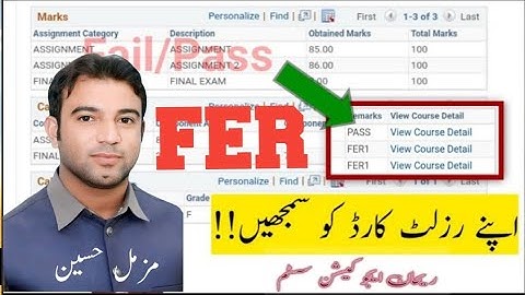 AIOU Results Autumn 2023 | AIOU Result Pass Or Fail | AIOU Result Method 2024 | FER 1 | FER 2 | AIOU