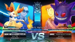 Pokken Wifibattle Braixen VS Gengar Rematch