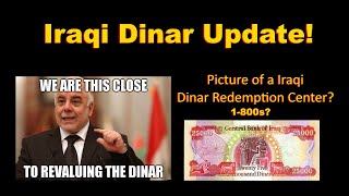 Dinar RV Update: We are close to RV. Picture of Dinar Redemption Center?