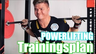 POWERLIFTING TRAININGSPLAN | Hohes Volumen für mehr Kraft (mein Trainingsplan)