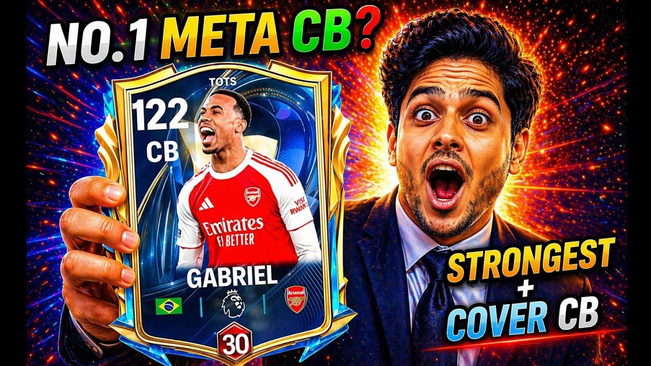 Ovr Meta 123 OVR GABRIEL REVIEW 😳 | NO.1 META CB IN FC MOBILE? - YouTube