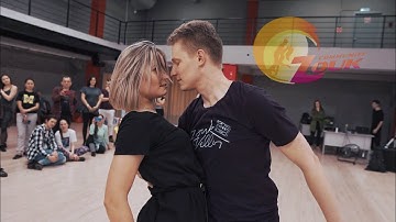 Dmitriy Malshakov & Julia Silina. Zouk demo #Birthday #Zouk Community