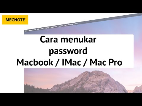 Cara Tukar Password Mac OS X | 100% BERFUNGSI