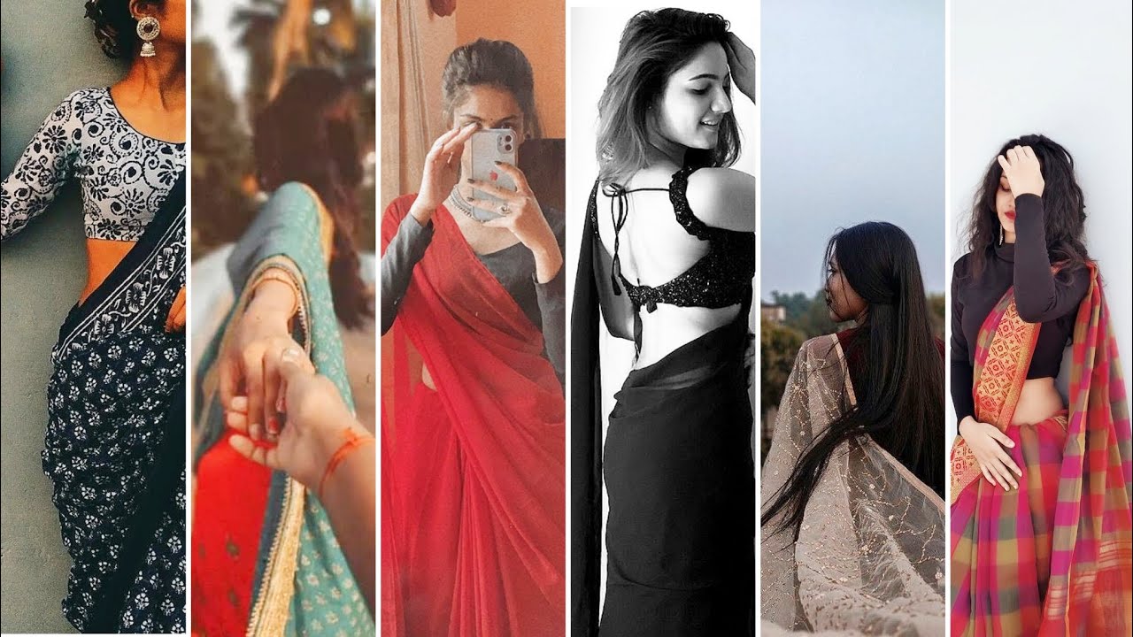 saree poses, saree poses for girls, saree poses for women