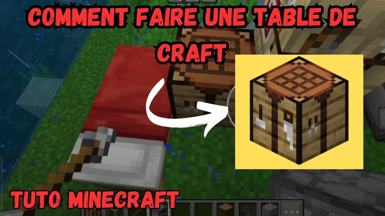 Tuto comment faire une table de craft sur Minecraft / Craft minecraft ...