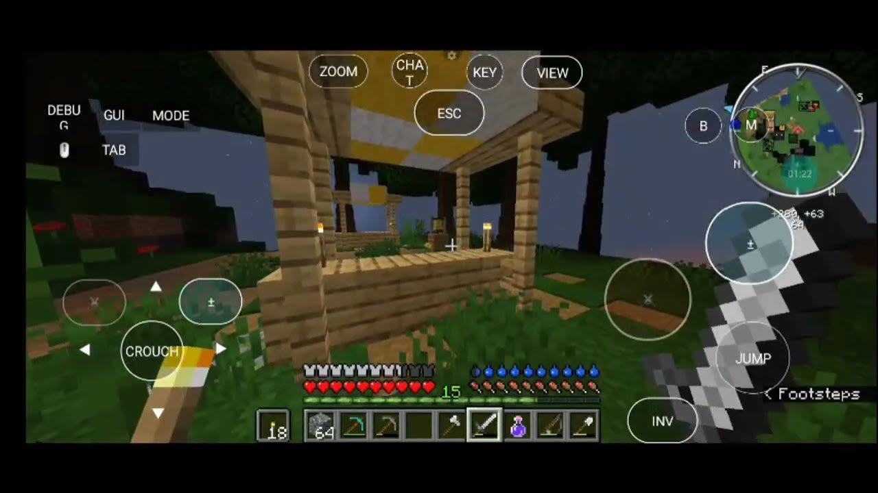 Minecraft 1 16 5 with 21 mods pojavlauncher youtube