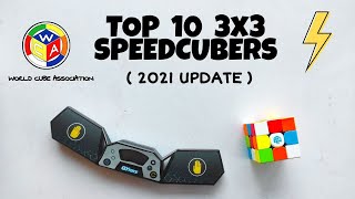 #wca Top 10 3x3 Speedcubers (2021) 🔥 (Official solves )