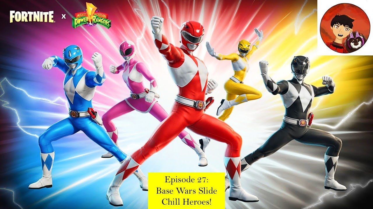 Fortnite | Power Rangers Episode 27: Base Wars Slide Chill Heroes ...