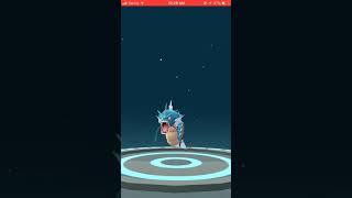 Evolving a Magikarp into a Gyarados(Pokemon Go)