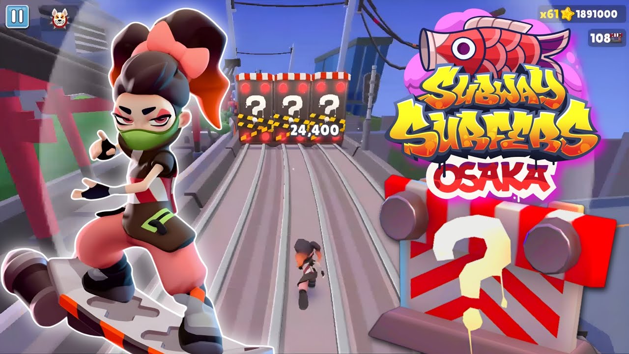 Subway Surfers Mystery Hurdles in OSAKA 2025 - Gameplay with Oni Hime!