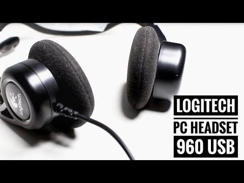 Logitech PC Headset 960 USB - unboxing | ForumWiedzy - YouTube
