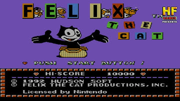 Felix the Cat. NES [No Death Walkthrough / Прохождение без смертей] - Денди | Dendy | Famicom Games