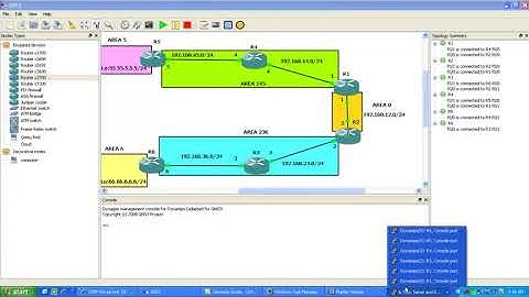 Cisco Open Shortest Path First OSPF Lab 2 (5 different Areas, Virtual links, GRE Tunnel Alternative)