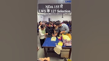 LWS Celebrates 127 Selections in NDA 155 Course! #success #nda #shorts #viral