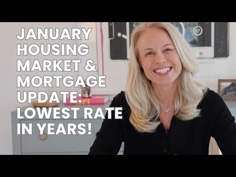 January Housing Market & Mortgage Update: Lowest Rates In Years!