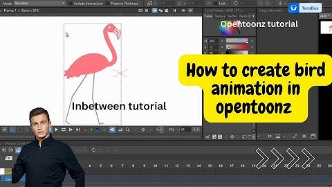 how to create birds animation in opentoonz, opentoonz animation tutorial