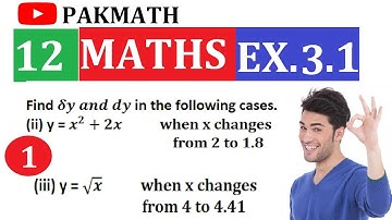 2nd Year Math, Ch 3 - Exercise 3.1 Question no 1(ii & iii) - Integration - 12th Class Math