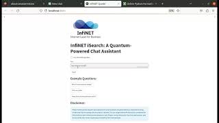 iSearch Demo by Infinite 8 Industries | Quantum Hybrid Generative AI