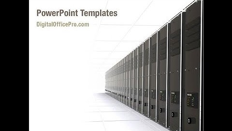 Raid Array PowerPoint Template Backgrounds - DigitalOfficePro #09913