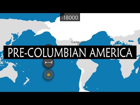 Pre-Columbian America - Summary on a Map