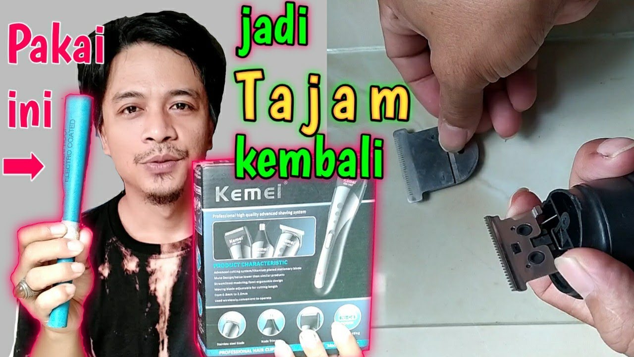KEMEI KM - 1407 ini solusinya kalau tidak tajam || asah