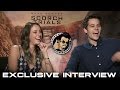 Dylan O&#39;Brien Kaya Scodelario Interview - Maze Runner: The Scorch Trials (HD) 2015