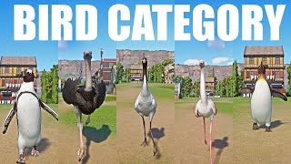 Bird Category Speed Races in Planet Zoo included Crane, Penguin, Ostrich, Flamingo