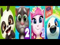 My talking tom 2 vs Angela 2 vs pan vs hank Island 🏝️🏝️🏝️
