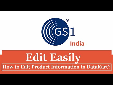 How to Edit Gs1 Barcode in Hindi | Barcode Video Tutorial | (GTINs) using DataKart