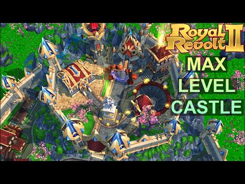 MY KINGDOM MAX LEVEL OF EVERYTHING | Royal Revolt 2 Max Level Castle Buildings, Troops, Defence RR2