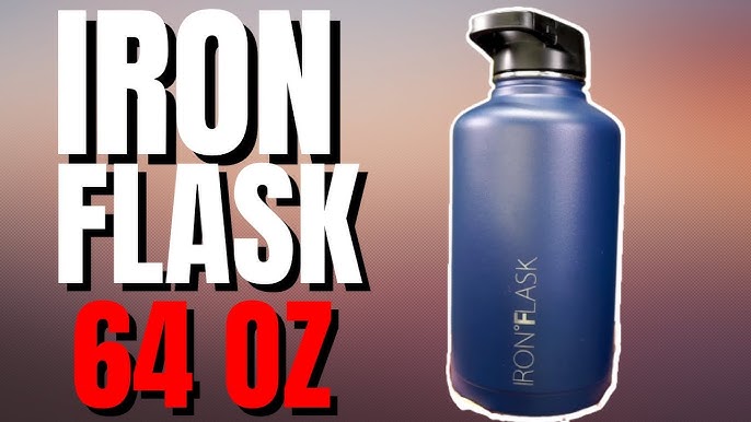 Iron Flask 18oz Water Bottle - 3 lids - Review & Test 