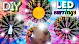 How To Make LED Earrings – DIY LED Light Up Earrings