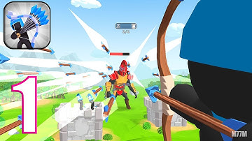 Merge Archers - Gameplay Walkthrough Part 1 (Android,iOS)