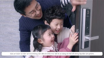Khóa cửa thông minh - Smart door lock - Pushpull System Korea (Babalocks)- Official Video.