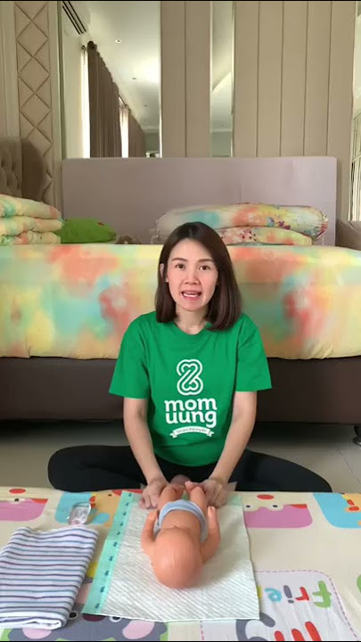 Does your baby have constipation and gas? Here are some massage tips for babies with gas and cons...