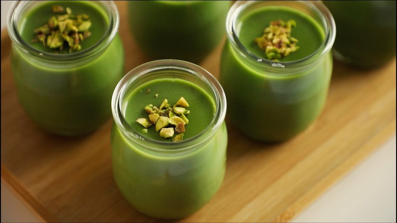開心果奶布甸 (布丁) Pistachio Milk Pudding Recipe