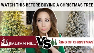 Balsam Hill vs King of Christmas | Who has the better Christmas Tree | Watch BEFORE buying