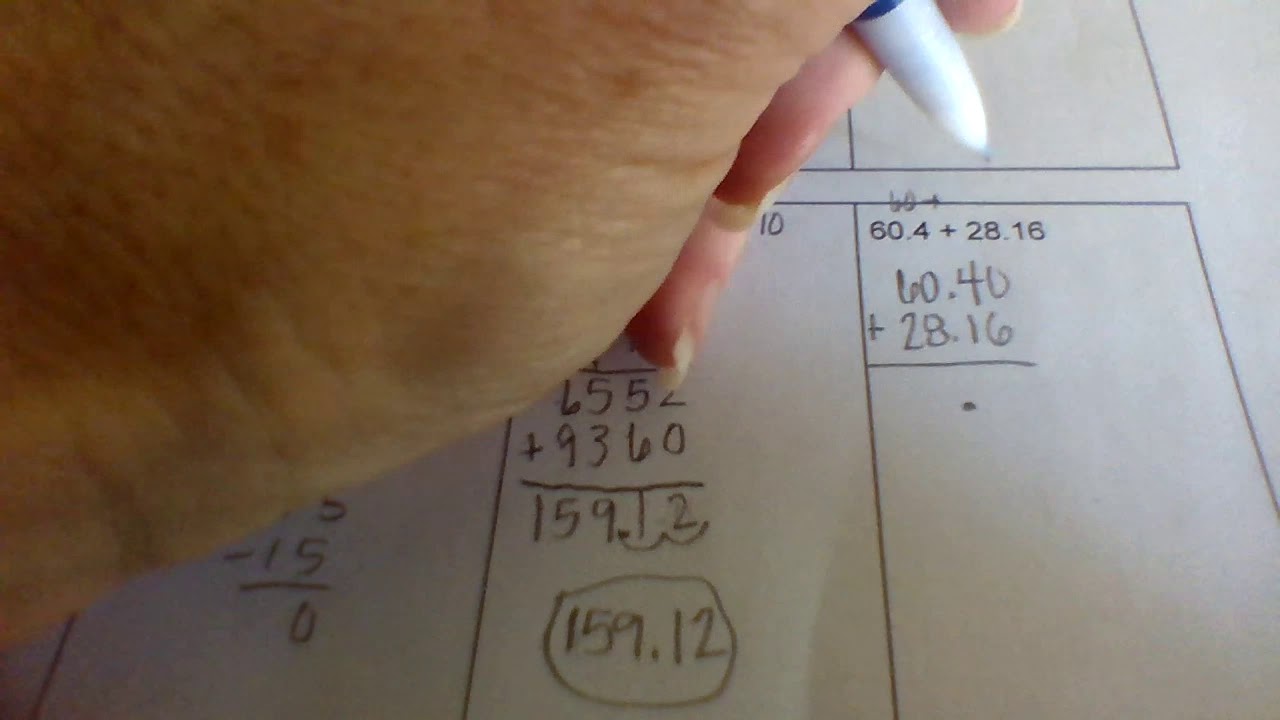 Thursday Calculation Last Problem Decimals all Ops YouTube