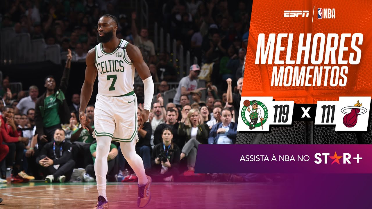 Boston Celtics vence Miami Heat na ‘revanche’ da final do Leste na NBA | Melhores Momentos