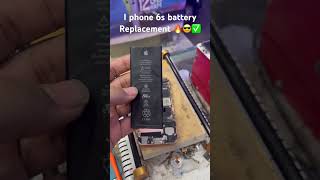 I phone battery replacement 🔥😎✅ why I don’t use “apple original “batteries #shorts #short