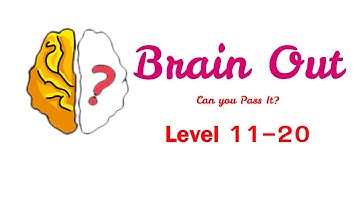 Brain Out Game Level 11-20